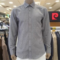 [피에르가르뎅(아울렛)] 피에르가르뎅 SH04 잔지도리 슬림핏 드레스셔츠 PLDS3952