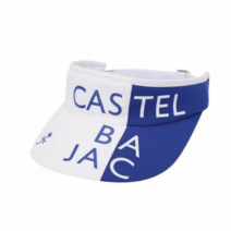 까스텔바작 남성 컬러 블록 와이드챙 바이저 모자_BGAMGC210WH, FRE