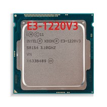 인텔 제온 E31220 v3 3.1 GHz 쿼드 코어 스레드 CPU 프로세서 80W LGA, 01 E31220 v3