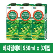 베지밀 담백한 에이 950ml, 3개