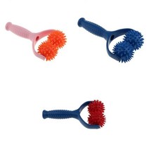 GHSHOP 3x 포인트 스파이크 롤러 마사지 볼 마사지 팔 손, 20cm, 플라스틱, 설명한대로