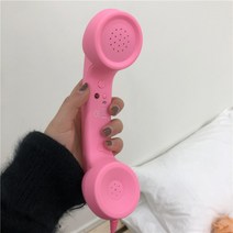 수화기 이어폰 유선전화기 이어폰 헤드셋, C