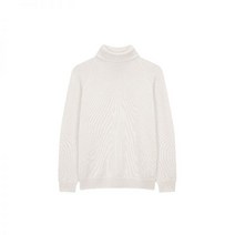 LARDINI 캐시미어 래글런 터틀넥 스웨터 - 크림