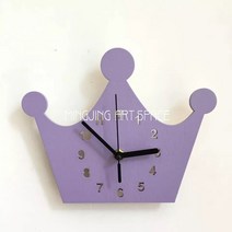 해외배송 북유럽 스타일 토끼 나무 음소거 시계 만화 벽시계 어린이 방 장식, 옵션10