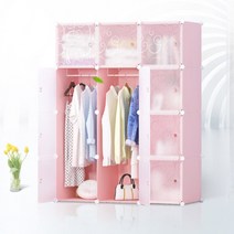 DIY 핑크하우스 선반옷장(3열8칸) DIY옷장, 상세 참조