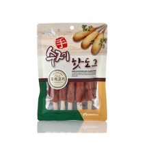 간식 수제 오리고기 핫도그 100g 소형견수제간식 고단백간식 강아지생식 대형견수제간식 이갈이간식