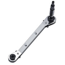 HVAC 서비스 렌치 냉장 래칫 커브 렌치 0.9cm(3/8인치) 0.6cm(1/4인치) 0.6cm(5/16인치) 0.8cm(3/16인치) AC 도구 에어컨 장비 가스 용광, Flat
