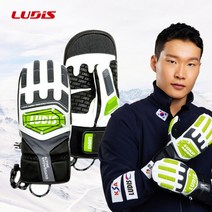 [루디스] 이상호 에디션 알파인 스노보드용 가죽 벙어리장갑 LGM4091 [정가:140 0, 색상:LGM4091-WT / 사이즈:M