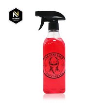엔공구 스퀘어 보틀 500ml (28파이) 투명소분용기 일반캡포함 디테일링 케미컬, 트리거 + 스티커