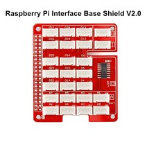 호환 개발 보드 시스템 베이스 실드 V2.0 라즈베리 파이 4B Gpio 브레드 보드 UART/I2C/아날로그/디지털 인터페이스 JST 2.0mm 연결 라즈베리파이 3B +, 한개옵션0