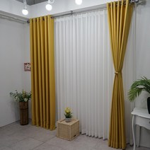 [휴인] 녹턴 암막 커튼 커텐 주문 맞춤제작 거실 창문 자체제작 국내생산 햇빛 창문 가리개 아일렛 핀