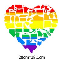 의류 셀프 수선패치 알파벳 진주 숫자프라이드 LGBT 레인보우 배너 슬로건 게이 패치 대형 의류 핫 멜트 t, 08 TH2750-8