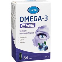 Lysi 리시 오메가 3 Eye 눈 건강 피쉬오일 지방산 950mg 64 캡슐