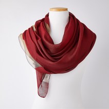 아우름 실크 샤이닝골드 스카프 [선물백 서비스]