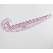 시접자 곡자 방안 모드 원단 패턴지 퀄트 플라스틱 프렌치 커브 메트릭 바느질 옷 눈금자 측정 양재 재단, 01 1pcs