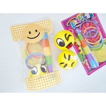 스마일볼 팝튜브 동그리링게임 구디백 어린이집선물 유치원선물, 기본구성A (스마일볼+동그리링게임)
