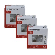 이케아 솔헤타 LED전구 E14 250루멘 2016G2 3개