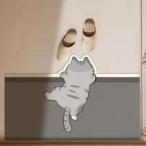 카페트 판다 모양 흡수 세마리 동물 인테리어 장식품 소품