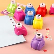 가죽 원형 삼공펀치 1공 타공기 셀프제본 벨트구멍 종이, 꽃