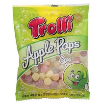 트롤리 애플향 팝스 젤리 100g, 단품
