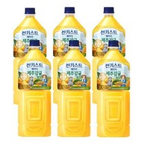 맛있는해태 썬키스트 훼미리 제주감귤농장 2L PET X 6사무실 대용량 업소용 식당용 간식 소스, 상세페이지 참조, 상세페이지 참조