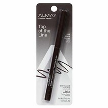 [정품] Almay 아이라이너 펜슬 블랙 브라운 [206] 0.3g(0.01온스) (4, 0.01 Ounce (Pack of 1)