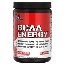 EVLution Nutrition BCAA ENERGY 과일 펀치 10.16 oz(288 g), 10.16온스
