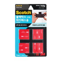 3M 스카치™ 강력 블랙박스 하이패스용 (투명) CLT33, 단품