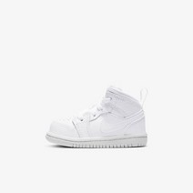 나이키 유아신발 조던 1 미드 화이트 올백 TD 640735-130