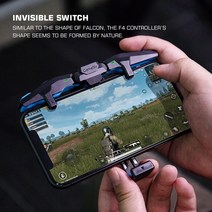 조이패드 게임 컨트롤러 GameSir F4 Falcon PUBG 모바일 컨트롤러 게임 패드 플러그 앤 플레이 조이스틱 콜 오브 듀티용 제로 레이턴시, 협동사