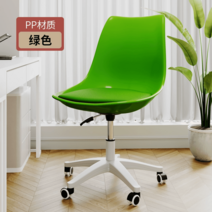 공부의자 팔걸이없는 바퀴없는 식탁 수험생 고등학생 허리에좋은의자 편한 푹신한, 나일론, 없음, 그린쉘그린매트나일론발PP