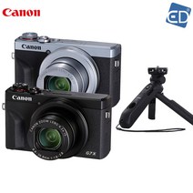 캐논 PowerShot G7X Mark3 패키지 디지털카메라, G7XMarkIII 블랙  무선 HG-100TBR 그립