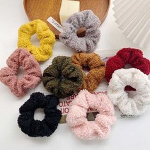 올림 반묶음 머리 후리스 헤어끈 곱창 밴드 머리끈 헤어 밴드 머리 끈 고무줄 액세서리 악세 사리