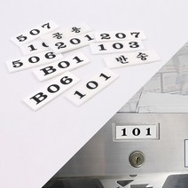 아파트 우편함 호수판 아파트동호수 층별안내 호실판, 402