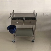 미용실 카트 이동식 웨건 트로이 츄레이스테인리스 시술카트 트롤리 뷰티랙 수술기구, 02 80x48x86cm   2