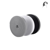 오슬리 잘라쓰는 다용도 케이블 정리 벨크로 찍찍이 테이프, 그레이/5m, 1P