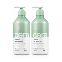 더마앤모어 두피 손상모 케어 샴푸 / 린스 600ml X2개, 01_ NEW더마 세라마이드 샴푸X2개