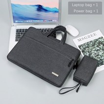 노트북 가방 슬리브 케이스 12 13.3 15.6 14 inch Shoulder notebook bag for macbook air pro m1 lenovo dell huawei, 11인치 12인치, 다크 그레이 b