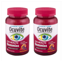 [해외] Bausch+Lomb Ocuvite Gummies 루테인 구미 눈영양제 60정 x 2팩