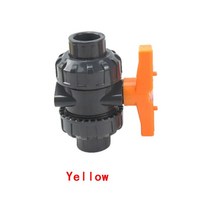 브리더 밸브 통기 PVC/PP 볼 유니온 PVC 워터 파이프 커넥터 배관 호스 피팅 슬립 차단 1 Pcs, [04] YELLOW, [01] inner diameter, [09] 110mm