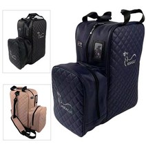 고급 승마용 가방 승마 전용 장비 방수 수납 가죽 배낭 3종, 네이비, one size