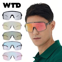 기타브랜드 WTD 스포츠 골프 라이딩 테니스 자외선차단 변색 미러 고글 G1 선글라스, 블랙스모크