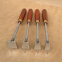 우드버닝 나무 인두기 목공 스크래핑 플랫 블레이드 아크 블레이드 스크레이퍼 목공예, 협력사, 4pc 플랫 블레이드 롱