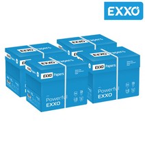 [엑소] (EXXO) A4 복사용지(A4용지) 75g 2500매 4BOX, 상세 설명 참조