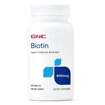 GNC 지앤씨 비오틴 Biotin 600mcg 120정