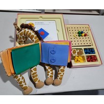 [개똥이네][중고]베이비 몬테소리2 상자 10개+헝겊공+ 켕거루+ 기린+ 가이드 + 서비스