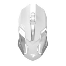 유선 게이밍 마우스 무선 서든어택 롤 특이한 2.4ghz usb 여성 1600dpi, 하얀, 협력사