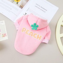 개후드 동물후드 과일 개 후드 스웨터 중형 양털 애완 동물 강아지 옷 요크셔테리어, [05] XXL, [04] Pink