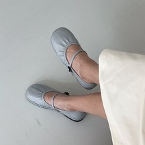 에이치플러스몰 여자 귀여운 발등 밴딩 메리제인 플랫슈즈 4컬러
