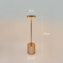 무드 캔들 워머 양키 라이터LED 바 테이블 램프 s 현대 레스토랑 저녁 식사 스탠드 전등 충전식 휴대용 배, 05 rose gold